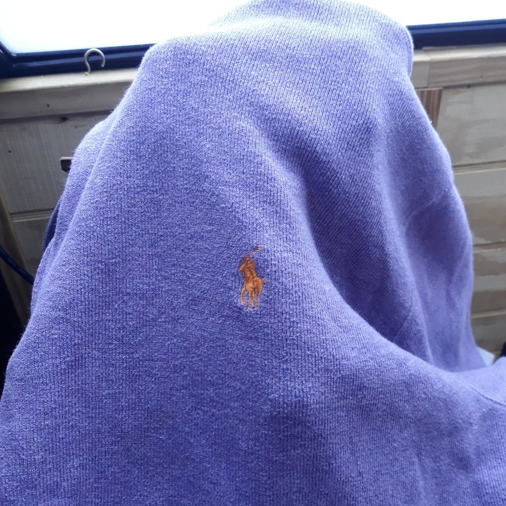 light purple with orange polo logo